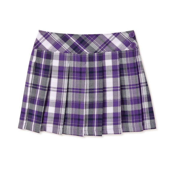 Garanimals Other - Garanimals purple plaid pleated skirt with shorts, 5T